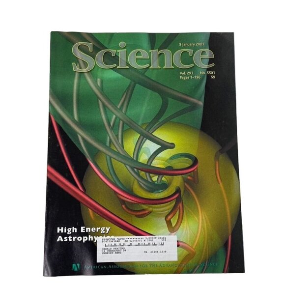 AAAS Science Magazine u Vol 291 No 5501 January 5 2001 - Picture 1 of 5